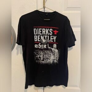 Mens size large Dierks Bentley Riser tour t-shirt